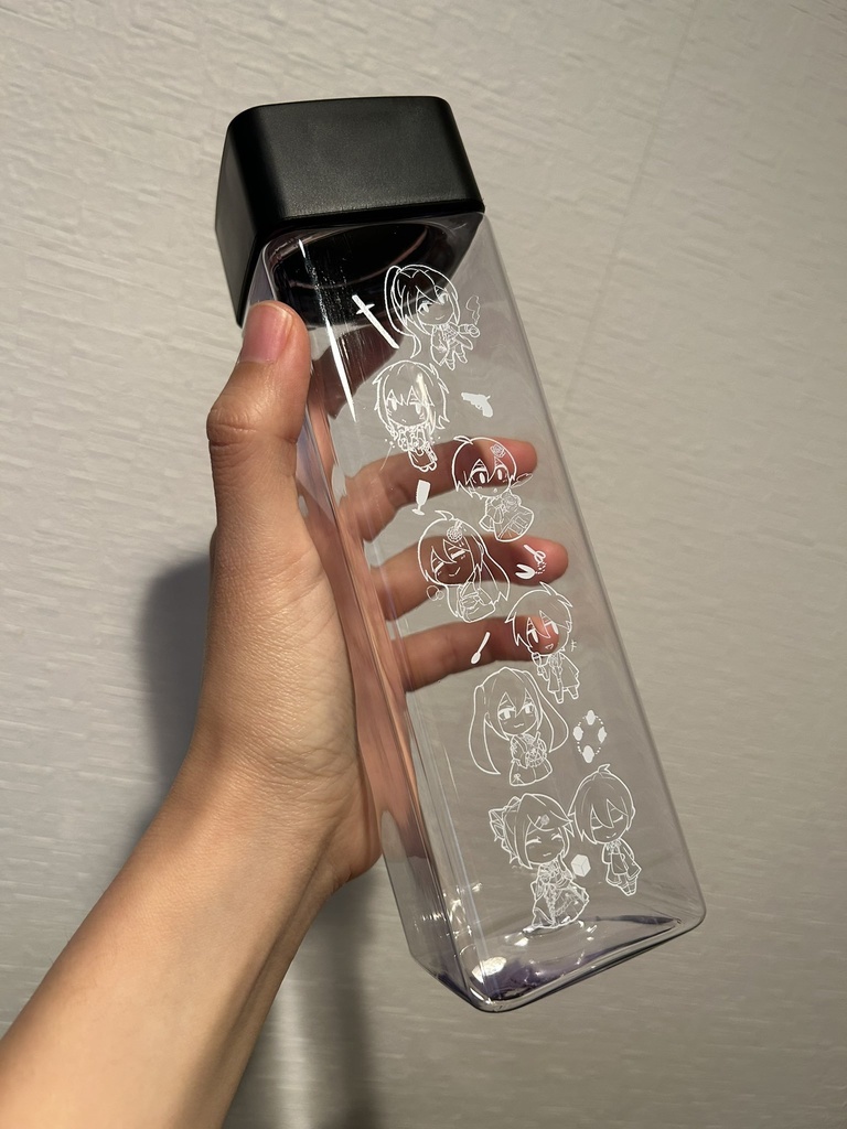 悪ノスクエアクリアボトル