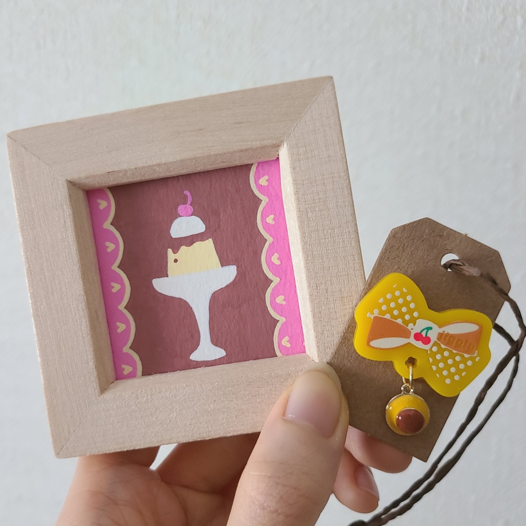 プリンセット【ミニ原画＋アクリルピンズ】