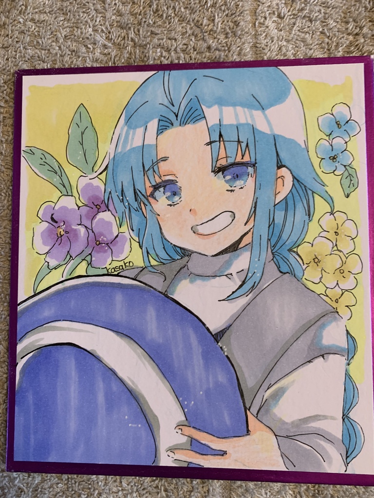 無職転生　ララ　描き　色紙