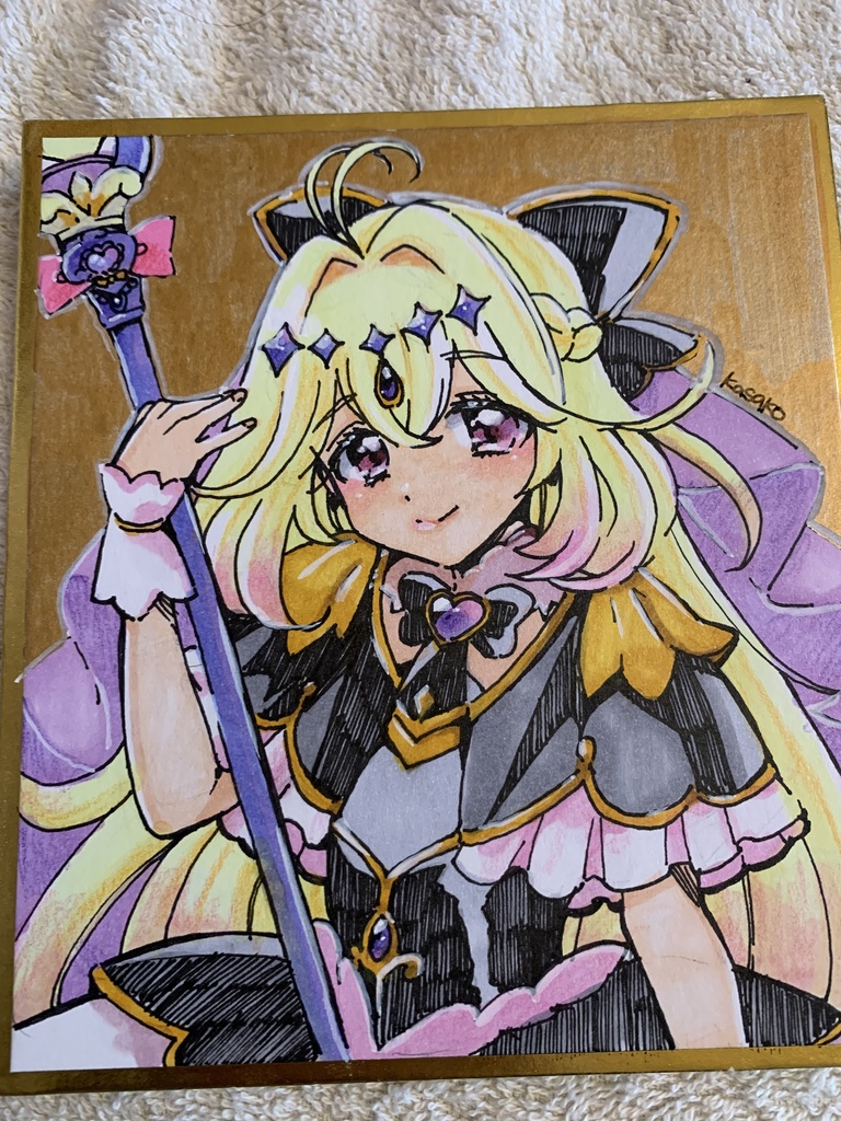 名探偵プリキュア　キュアアルカナシャドウ　色紙