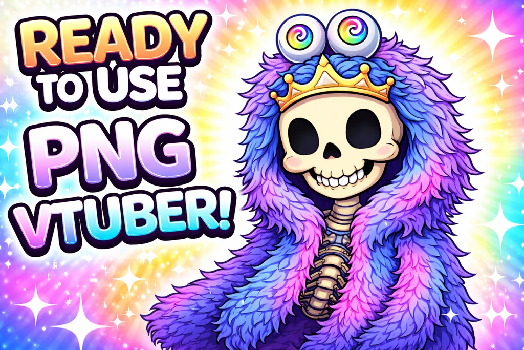 Void Monarch PNG VTuber Avatar (Basic)