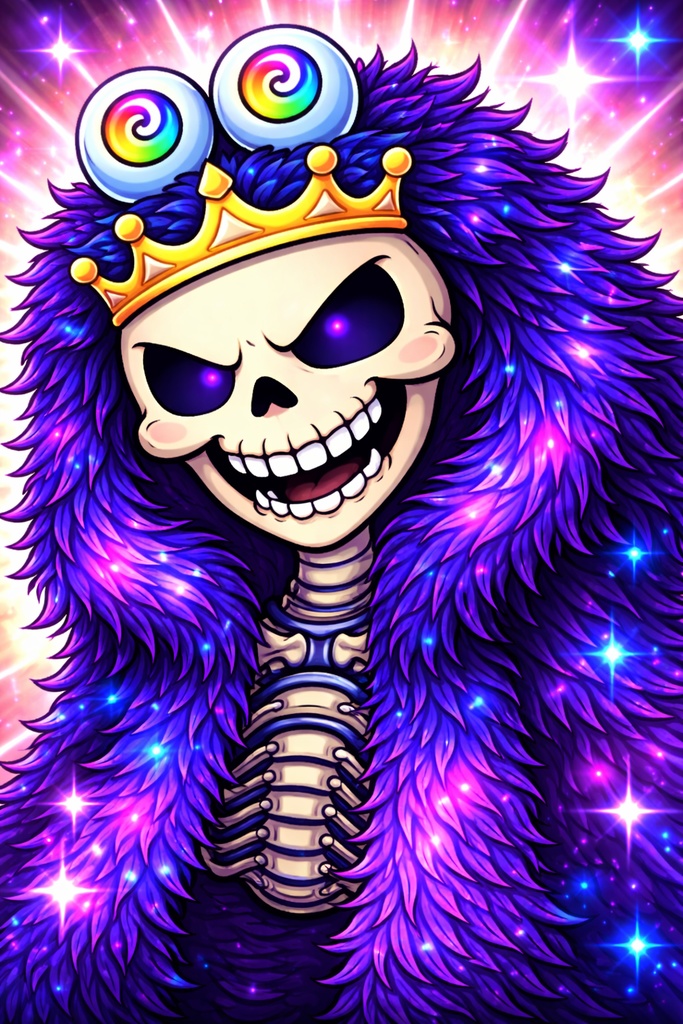 Void Monarch PNG VTuber Avatar + 3 Expressions Pack