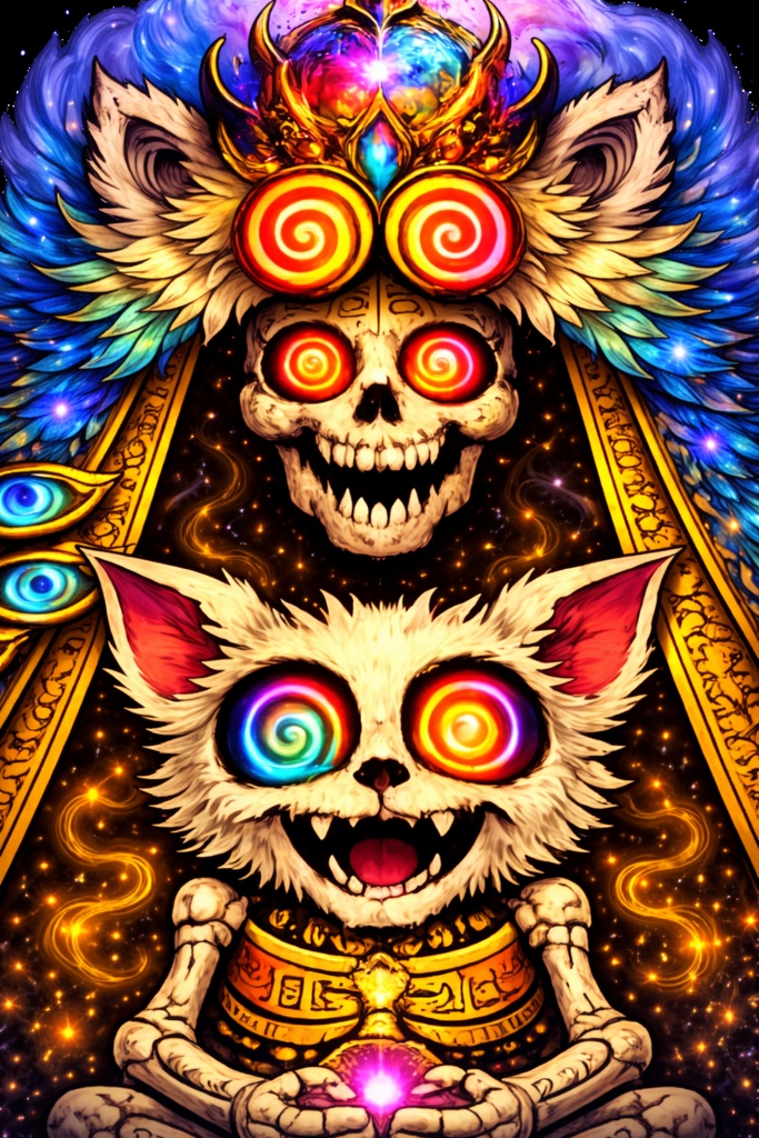 Void Monarch Companion Spirit PNG VTuber Pet (Animated Style)