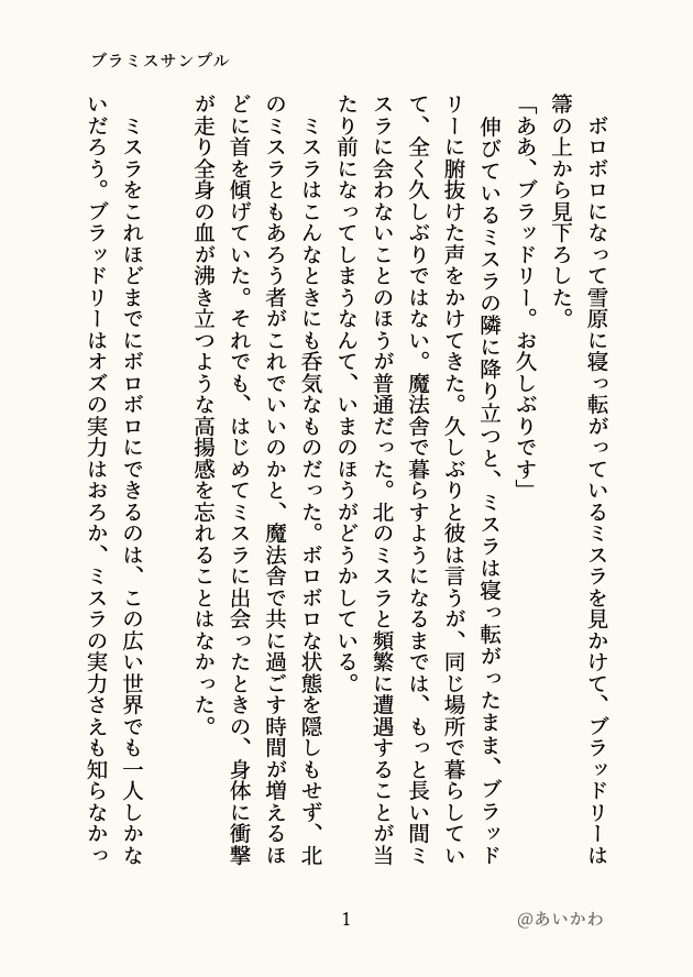 【ブラミス】from north