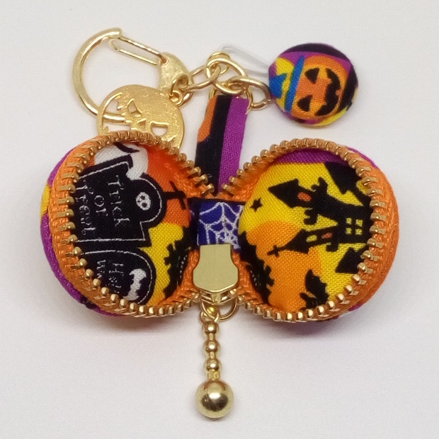 ハロウィン★マカロンポーチのキーホルダー・バッグチャーム#5