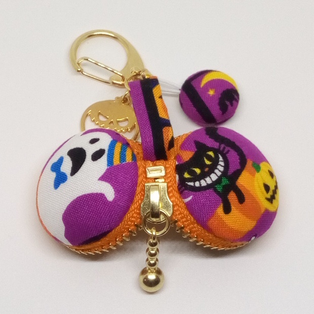 ハロウィン★マカロンポーチのキーホルダー・バッグチャーム#5