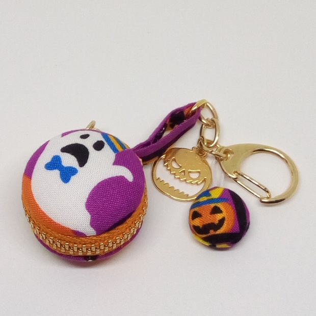 ハロウィン★マカロンポーチのキーホルダー・バッグチャーム#5