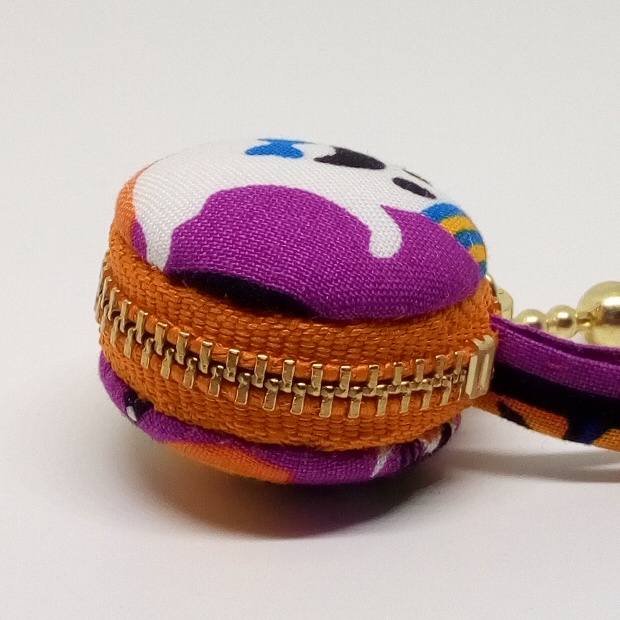 ハロウィン★マカロンポーチのキーホルダー・バッグチャーム#5