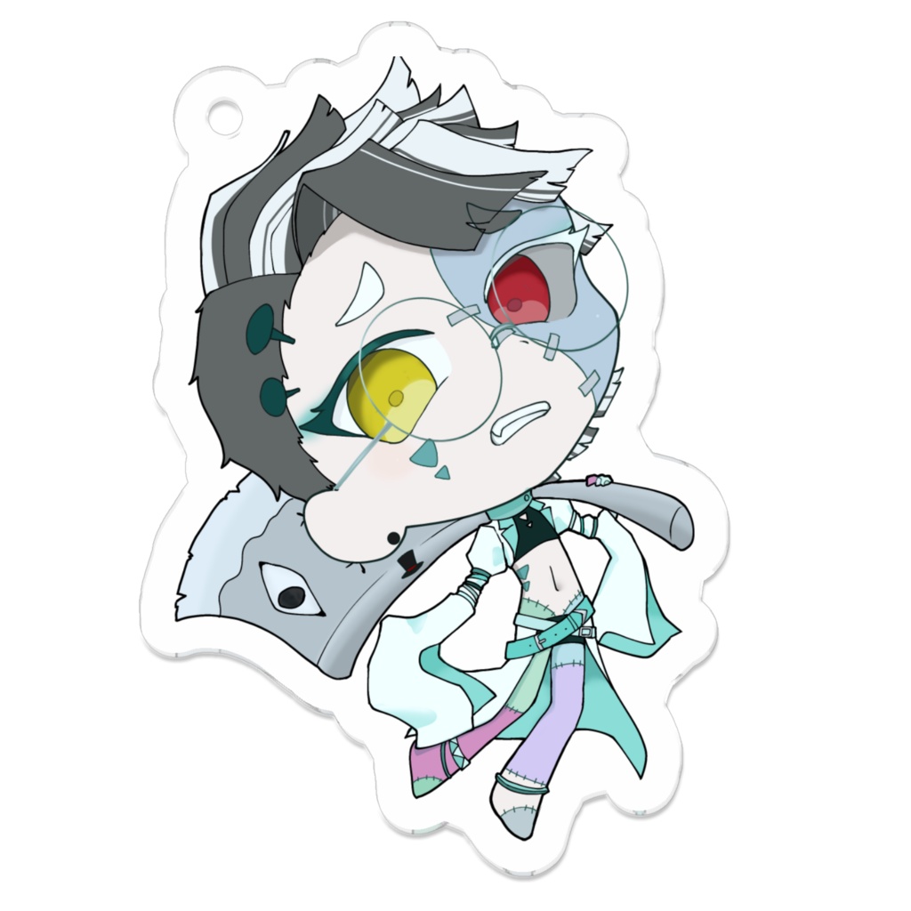 悪役無秩序さんアクキー