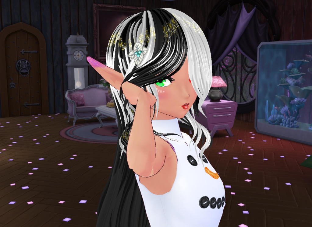 Summer Snowman Christmas Outfit (Pink and Purple)