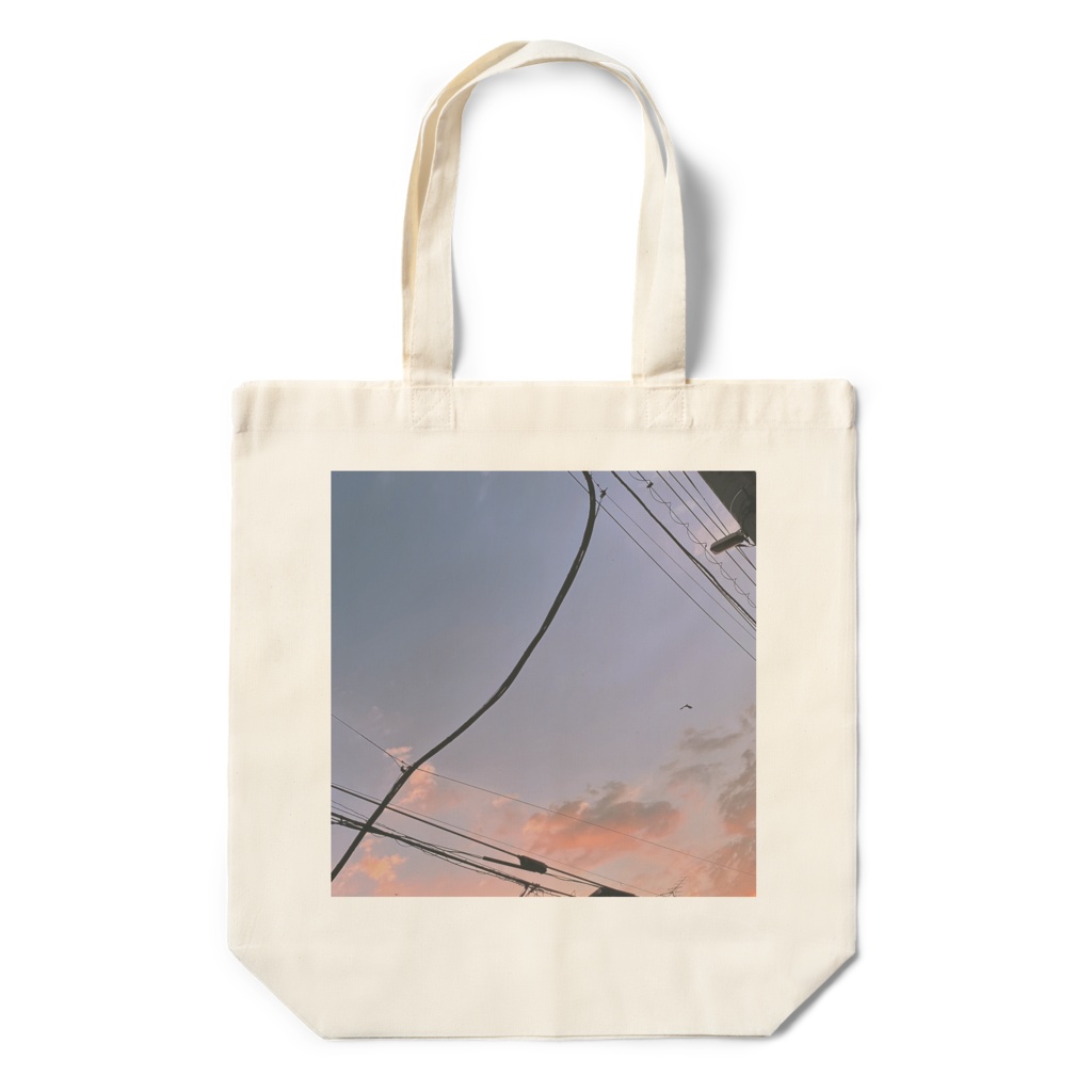 空と夕陽
