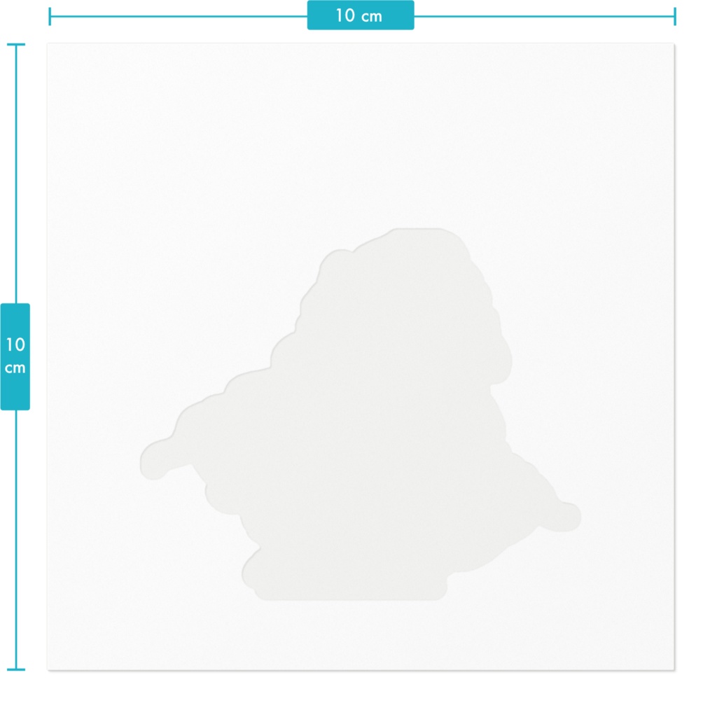甘い赤いフリルロリータステッカー1