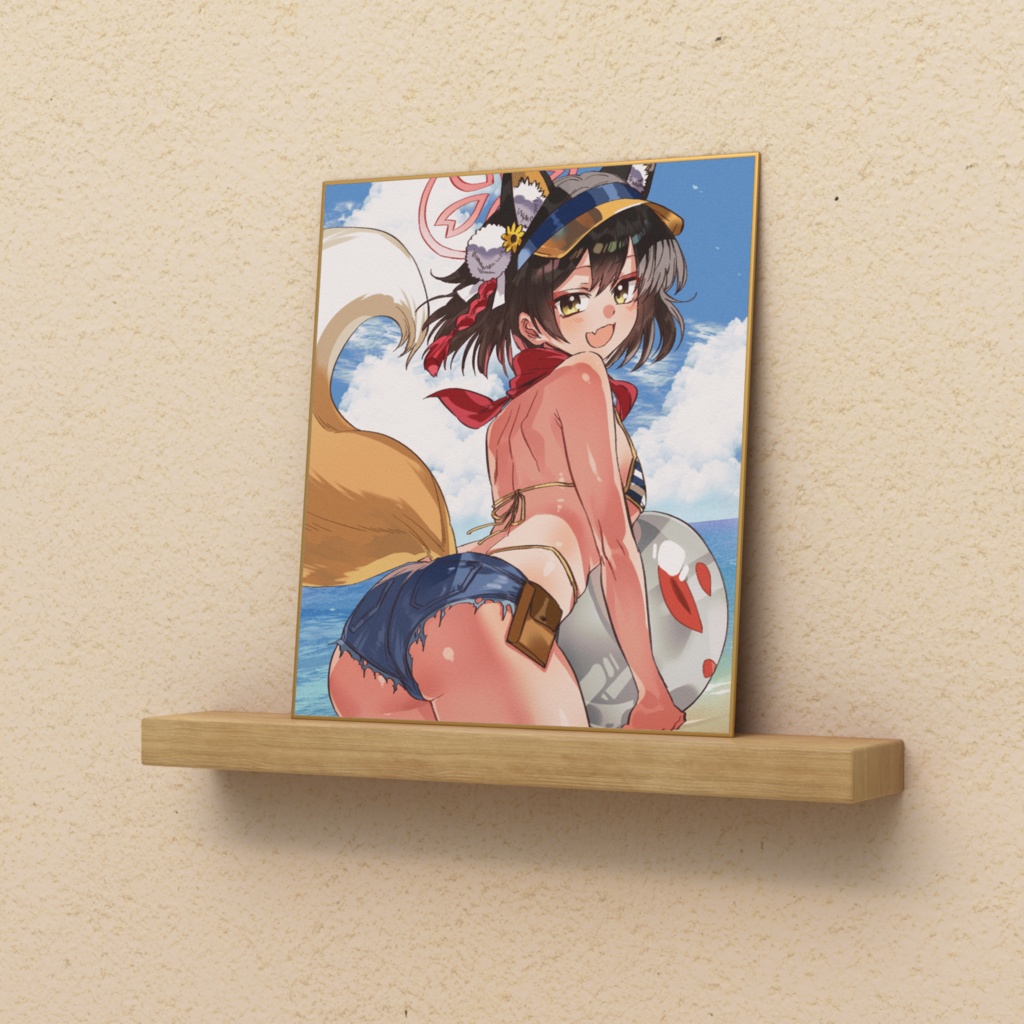 イズナ色紙