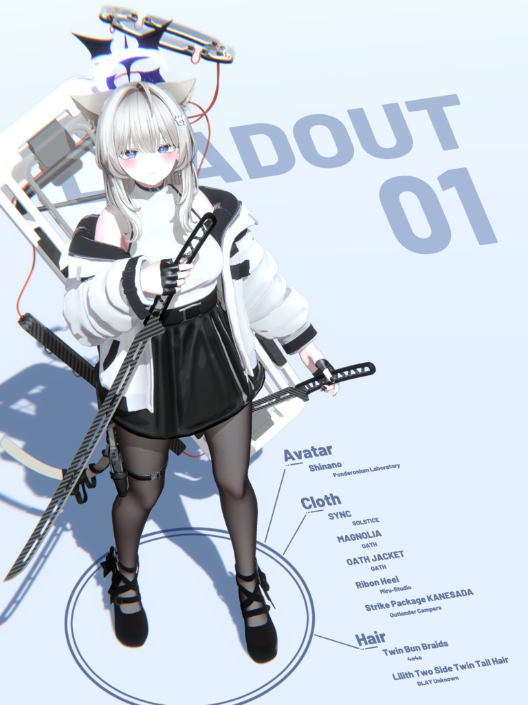 【Free】Dual Sword Pose