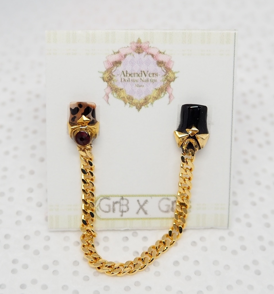 【GrB】レオパードリンクネイル