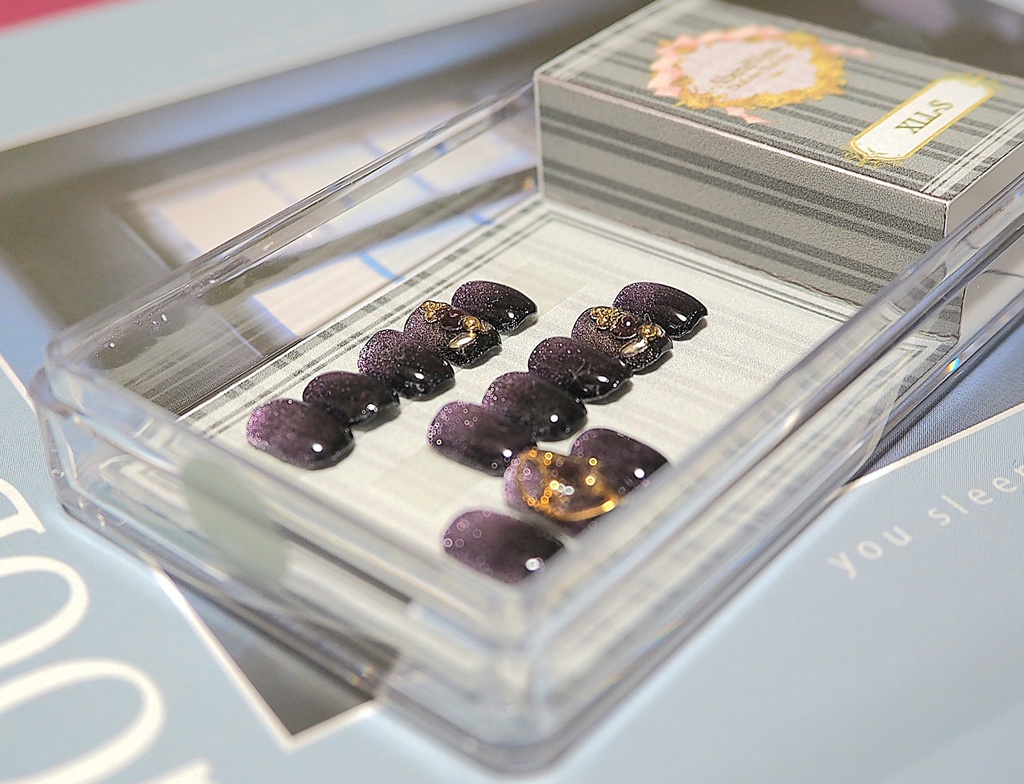 【GrB】パープルグラデマグONEポイントネイル(GrB等)