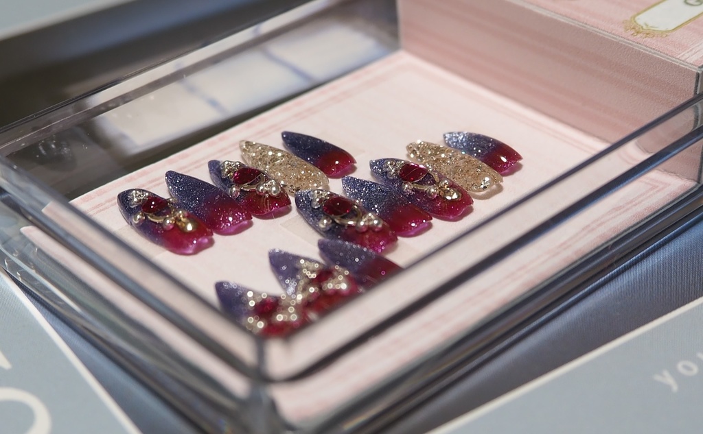 【Gr】P×Bラメグラデ