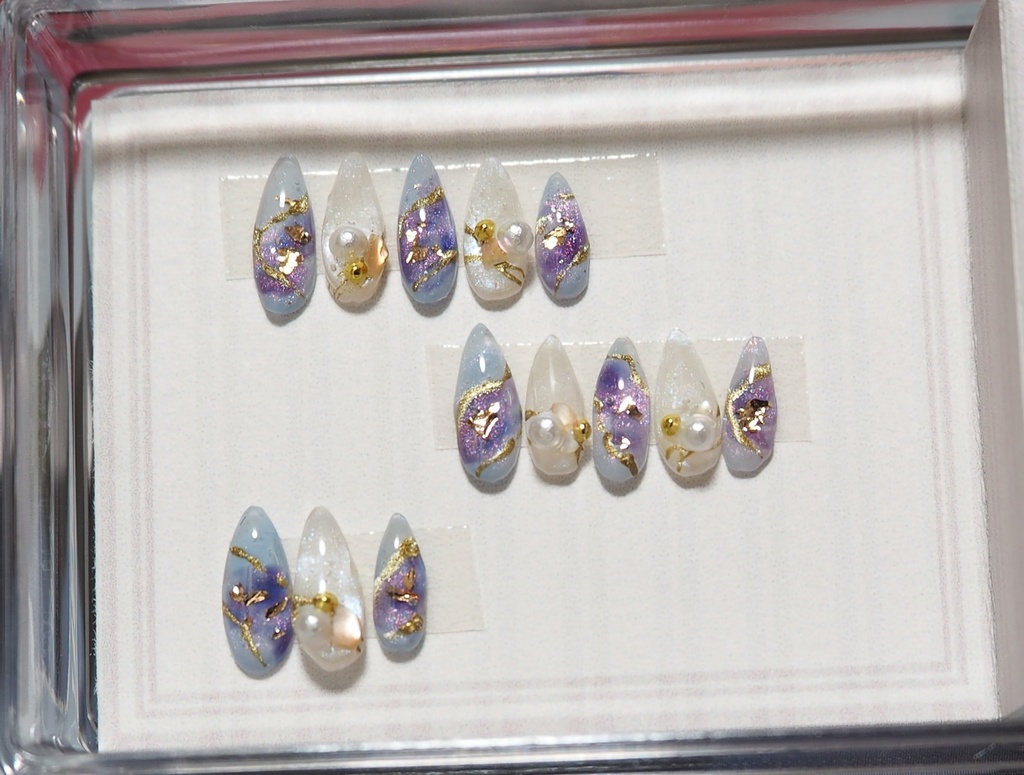 【L】マーブルブルー