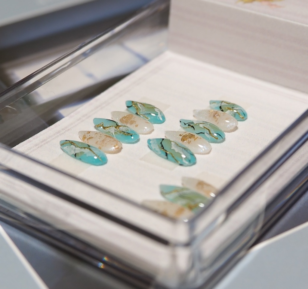 【L】ターコイズマーブル