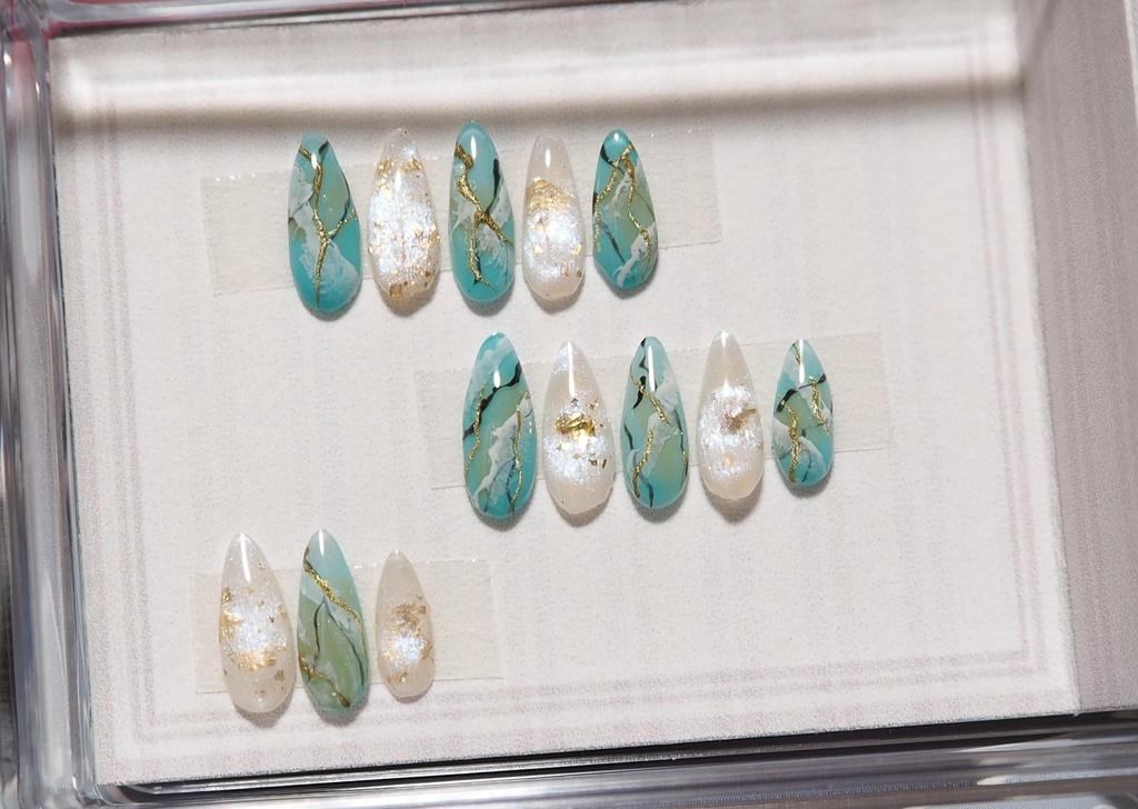 【L】ターコイズマーブル