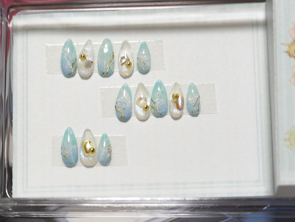 【М】ブルーグリーンマーブル