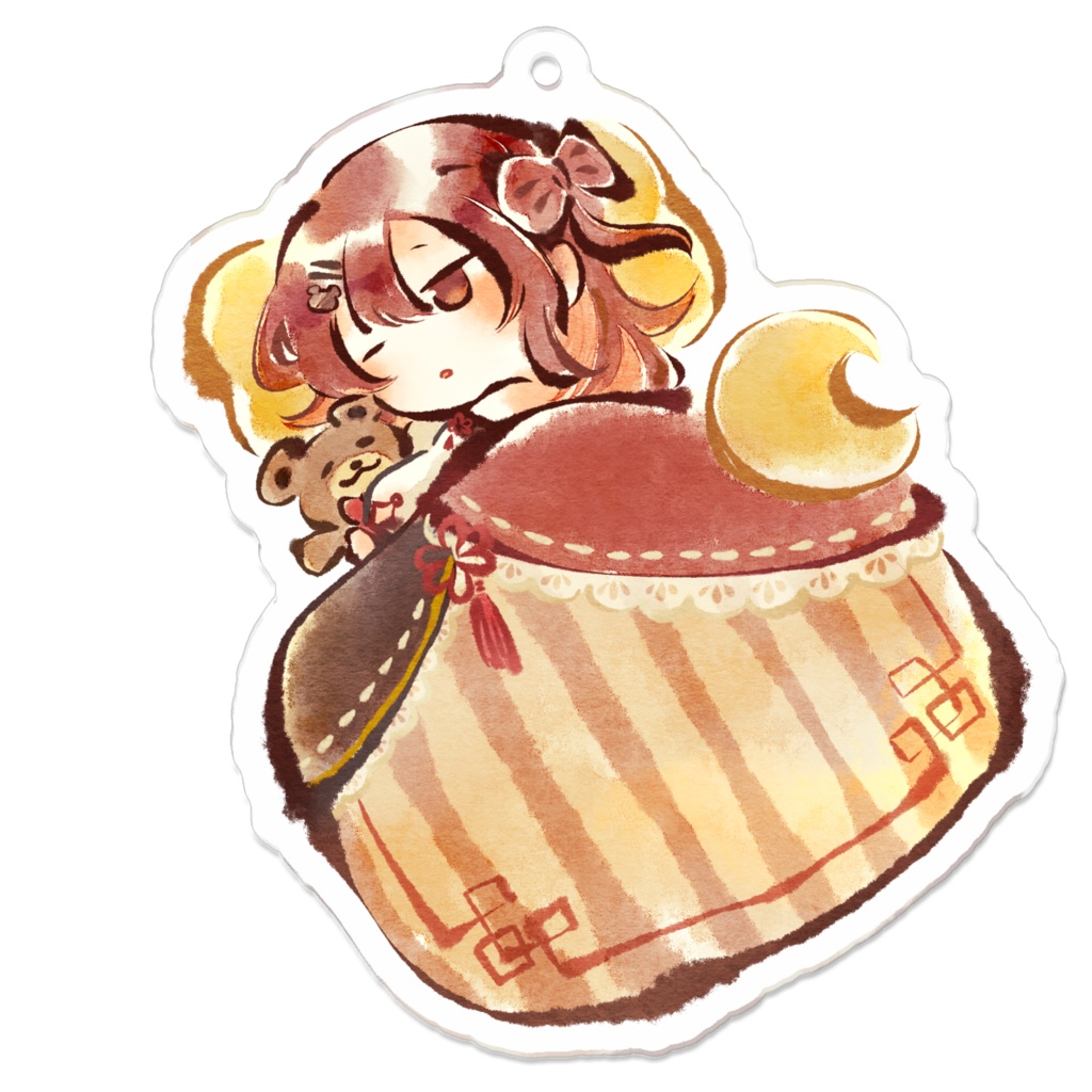 お昼寝だいすきアクリルキーホルダー