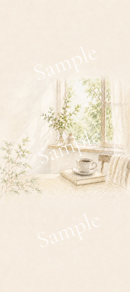 【スマホ壁紙】 coffee time