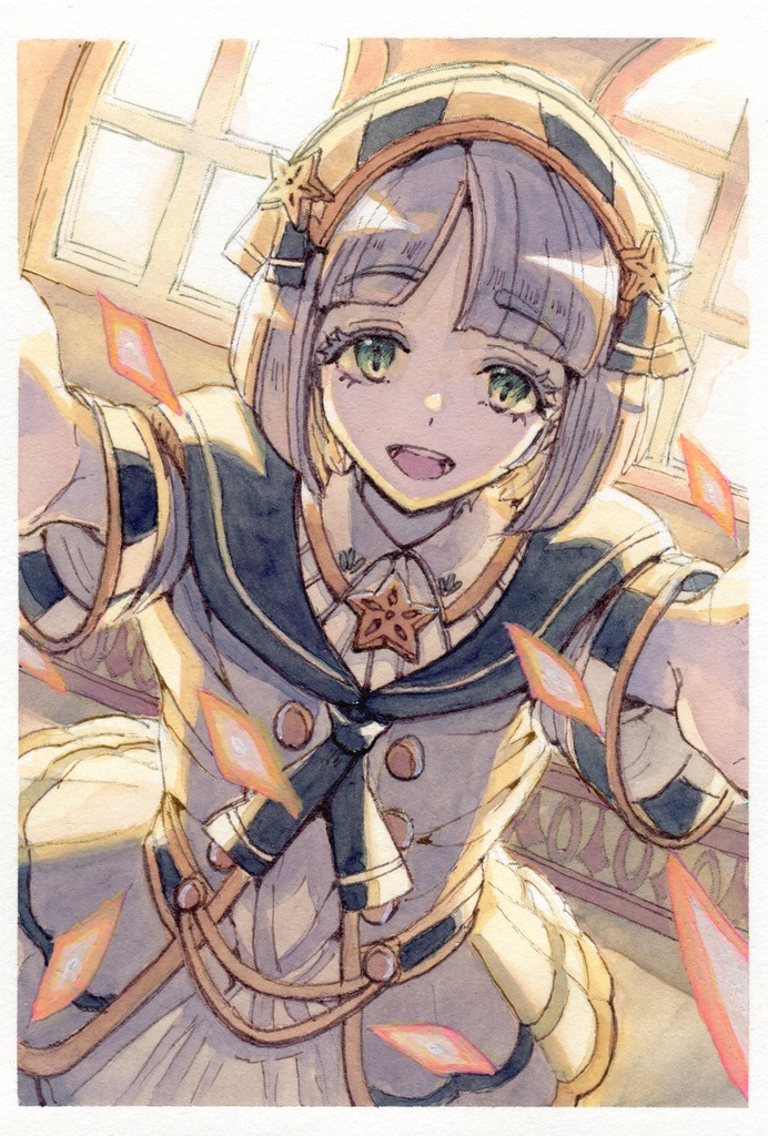 額装原画　男の娘