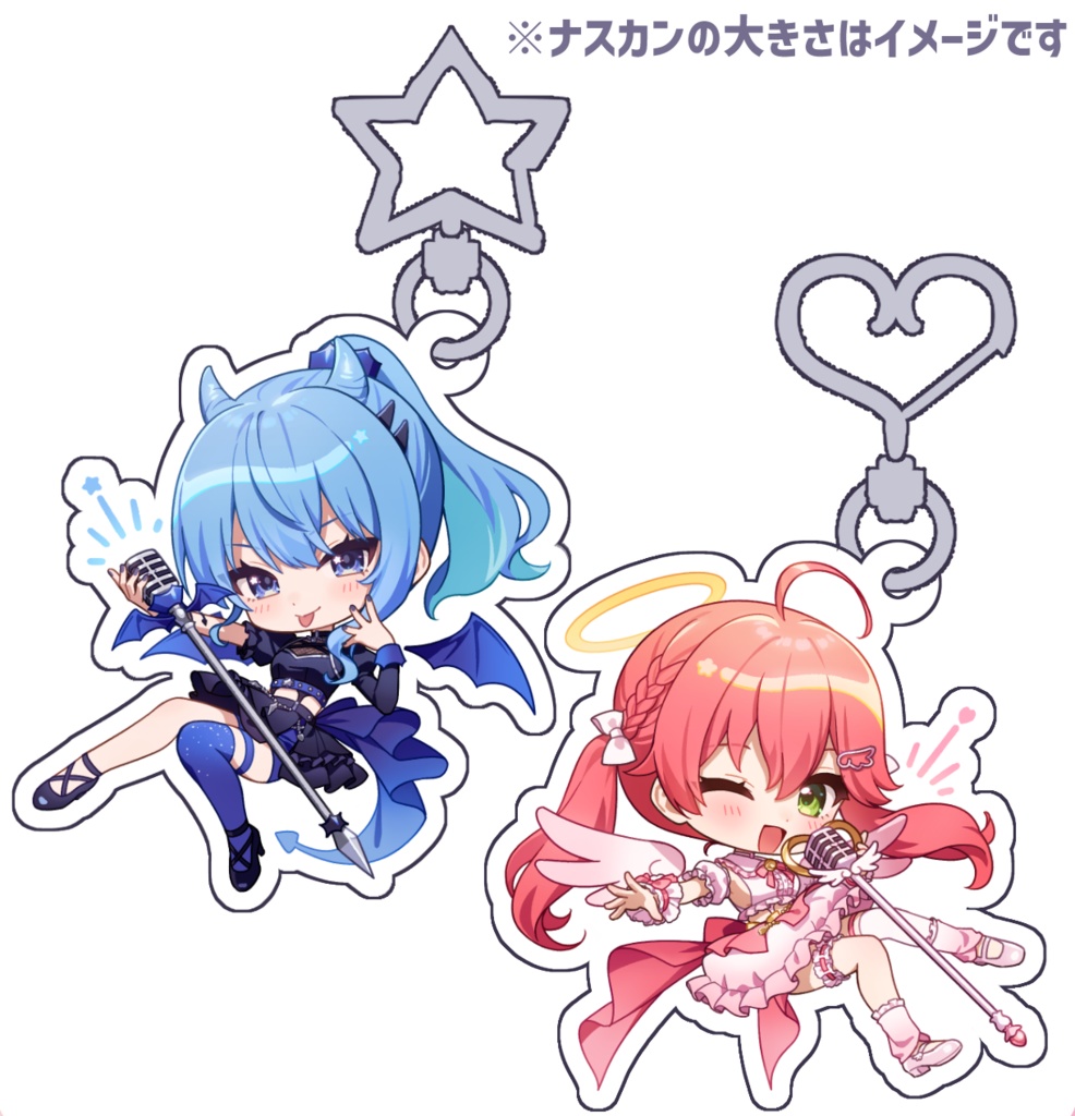 【ホロクル9th】アクリルキーホルダー（さくらみこ・星街すいせい）【非公式】