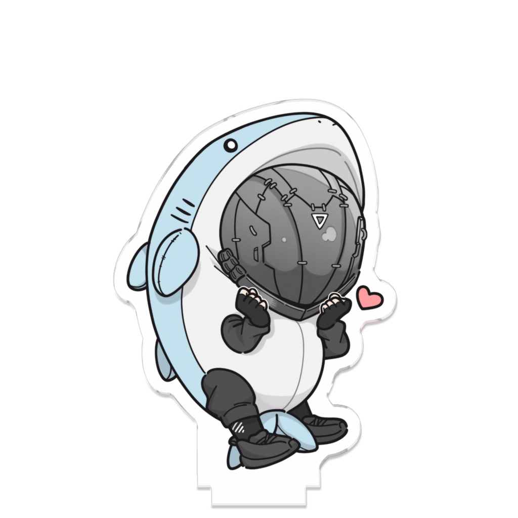 つながるアクリルスタンド 【サメルースリー】