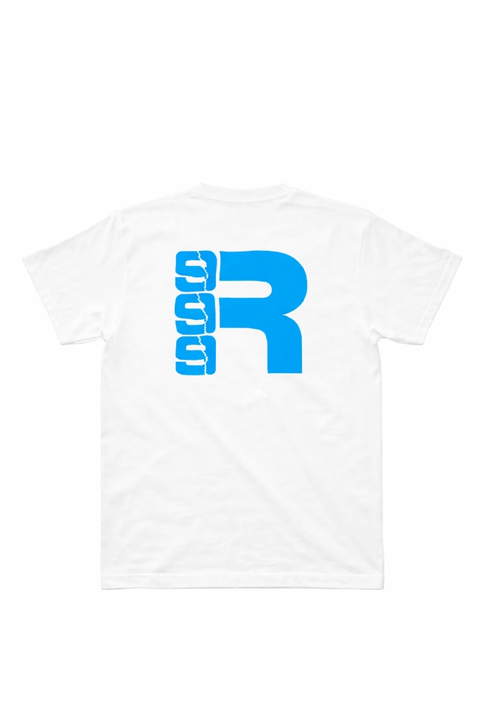 【受注生産】オリジナルロゴTシャツ 水色ロゴ