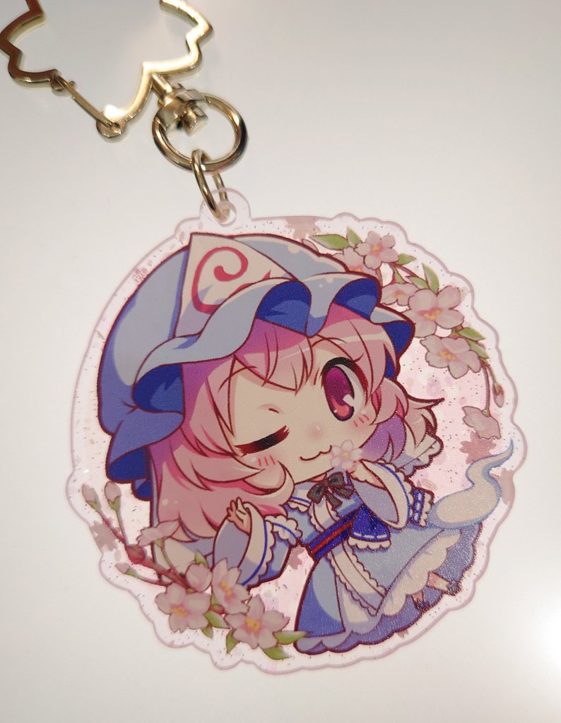 桜まみれ幽々子アクリルキーホルダー(再販)