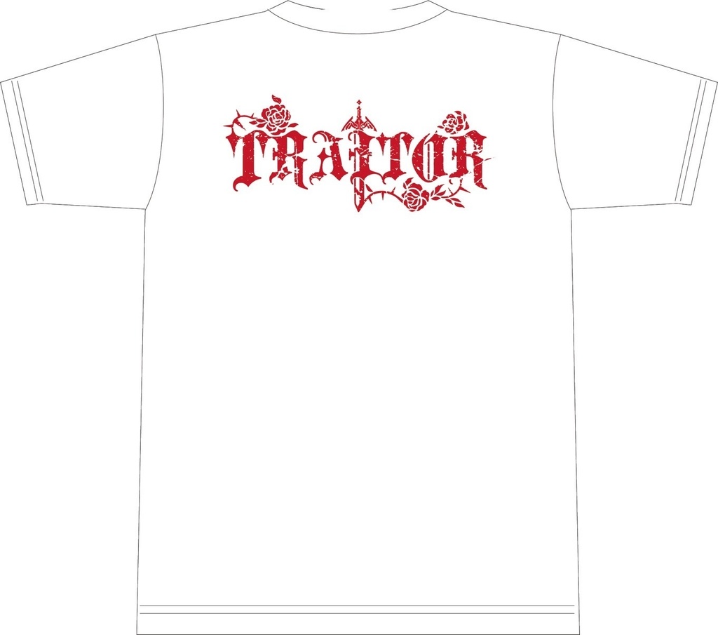 バンドロゴ入りTシャツ(白・黒)