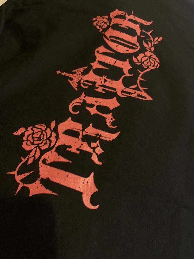 バンドロゴ入りTシャツ(白・黒)