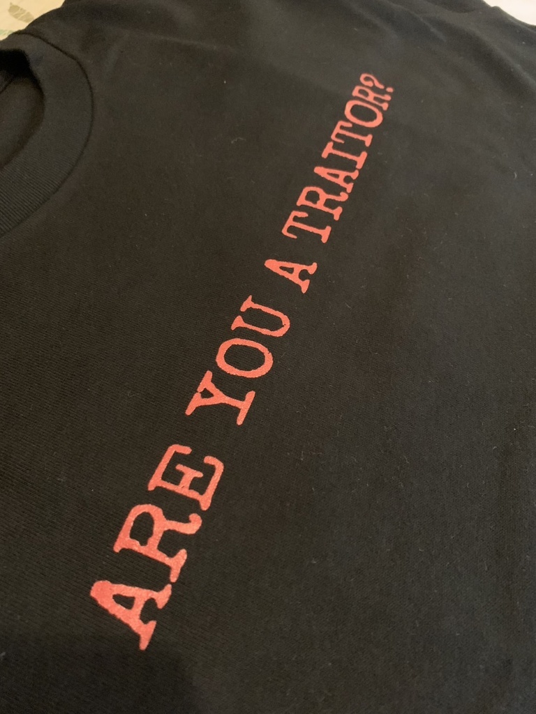 バンドロゴ入りTシャツ(白・黒)