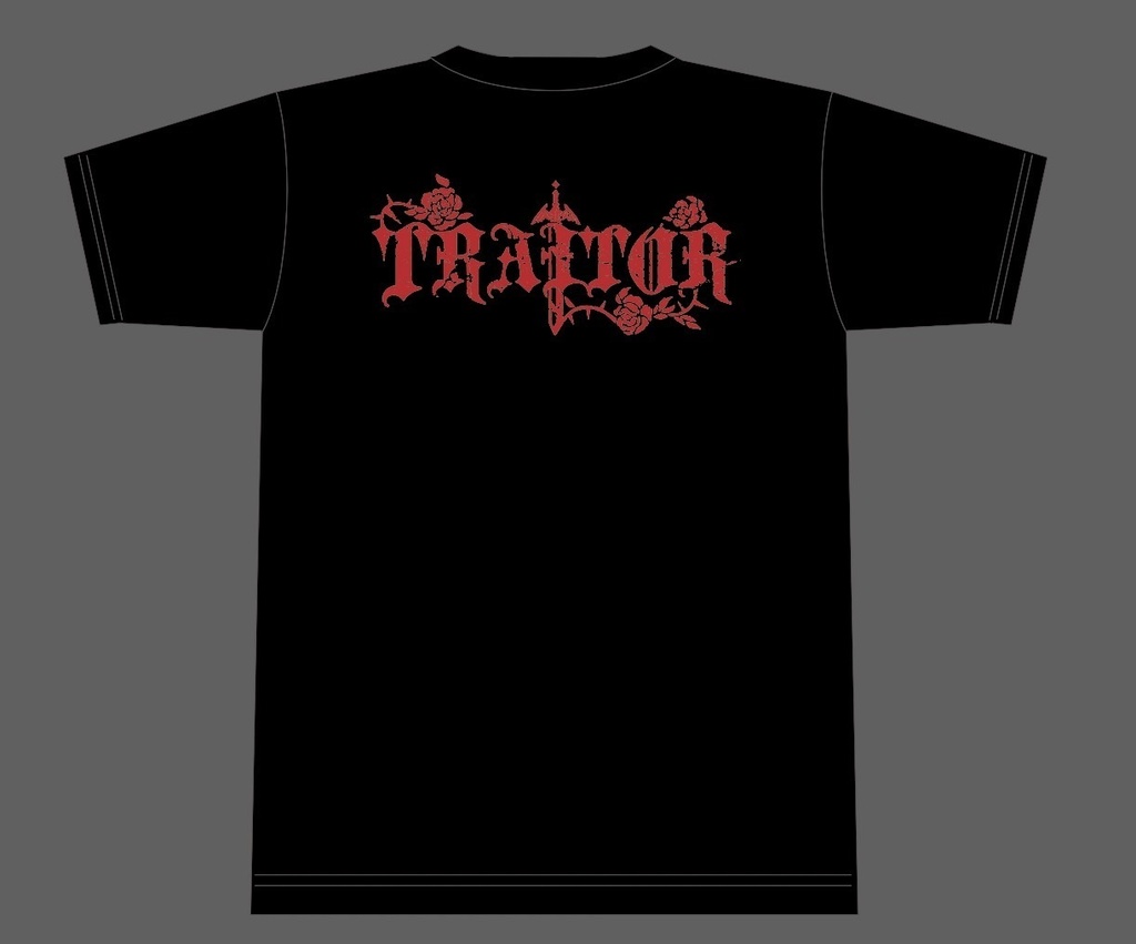 バンドロゴ入りTシャツ(白・黒)