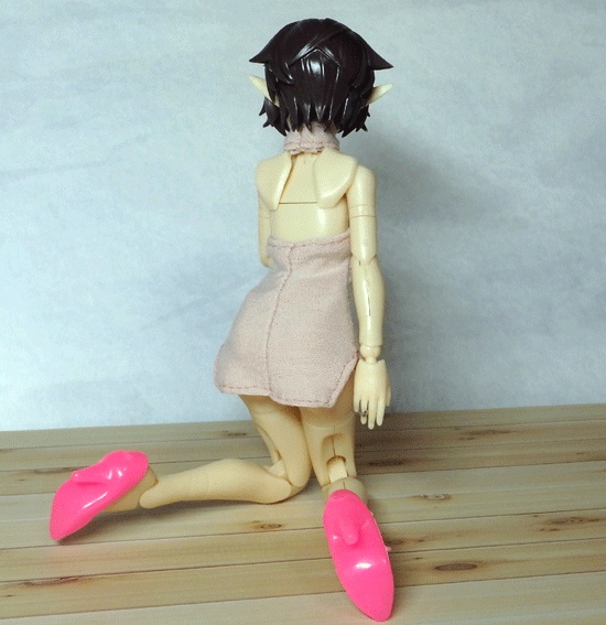 メガミデバイス ホルターネックワンピ(無地・ピンク)