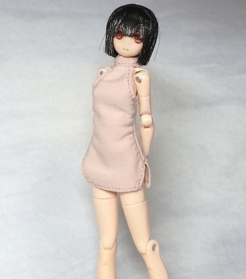 メガミデバイス ホルターネックワンピ(無地・ピンク)