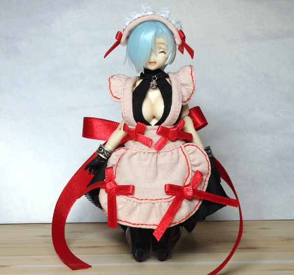 メガミデバイス メイド服(ピンクエプロン)