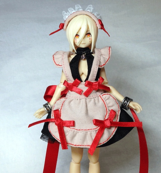 メガミデバイス メイド服(ピンクエプロン)