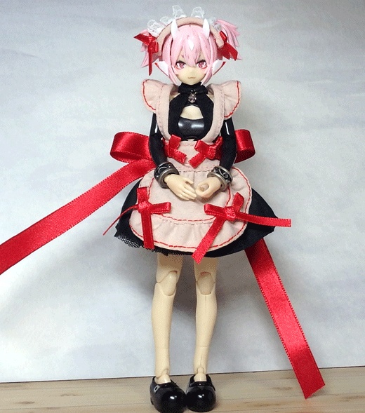 メガミデバイス メイド服(ピンクエプロン)