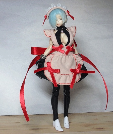 メガミデバイス メイド服(ピンクエプロン)