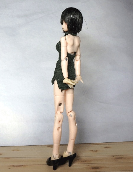 メガミデバイス 胸スリットホルターネックワンピ(緑)