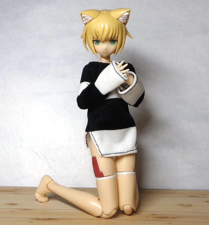 メガミデバイス フレームアームズガール リラックスウェア(ボーダー・白×黒)