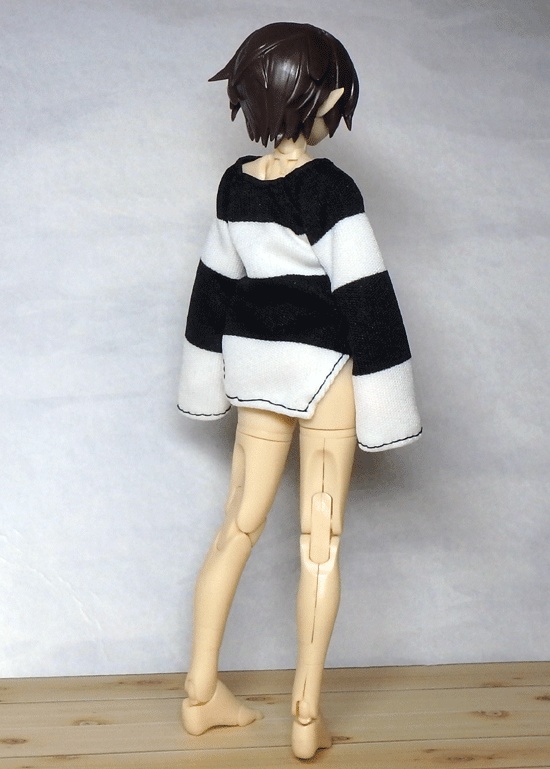 メガミデバイス フレームアームズガール リラックスウェア(ボーダー・白×黒)