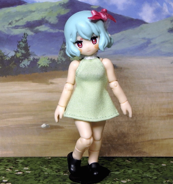 ガシャポンクエスト用 ミニ丈ワンピース