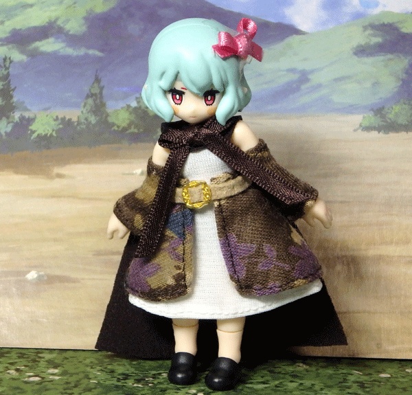 ガシャポンクエスト用 冬のお出かけ村娘