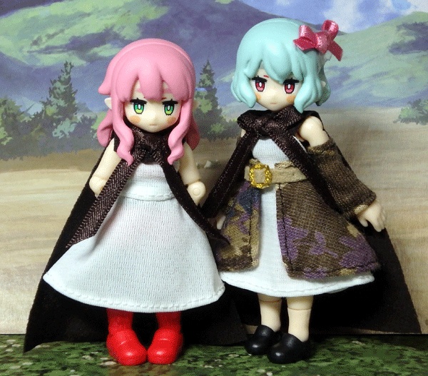 ガシャポンクエスト用 冬のお出かけ村娘