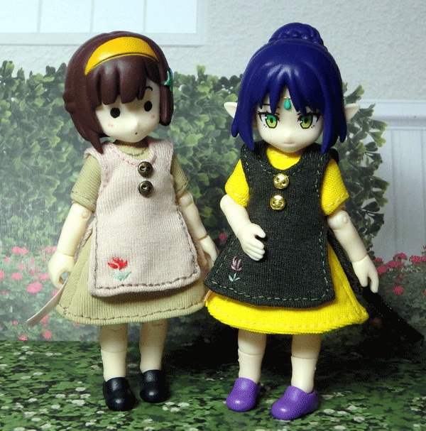 ガシャポンクエスト用　ワンピース＆エプロンセット