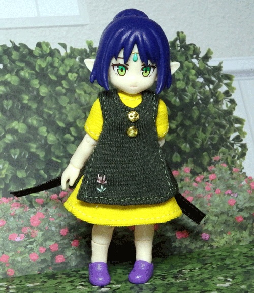 ガシャポンクエスト用 ワンピース&エプロンセット